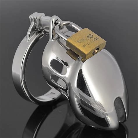 Happygo Stainless Steel Male Metal Chastity Device Cock Cages