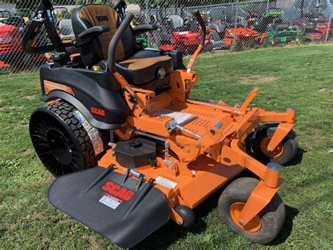 In Scag Tiger Cat Ii Commercial Zero Turn W Tweel Tires Brand New