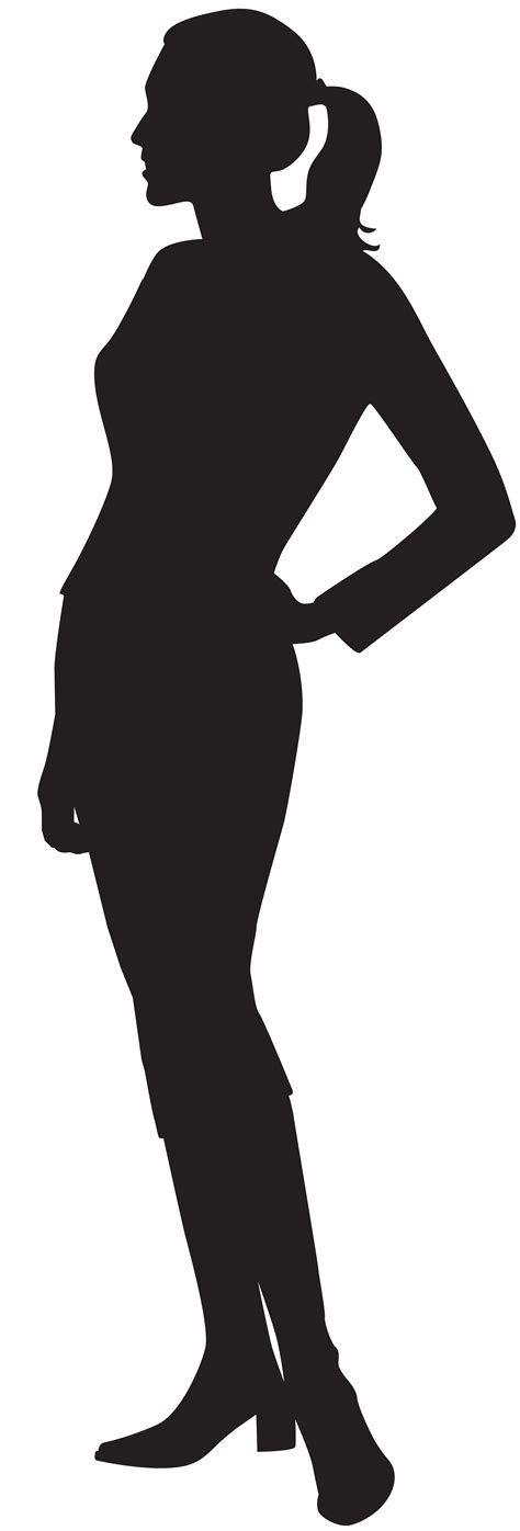 Silhouette Clip Art Female Silhouette Clip Art Png Image Png Download