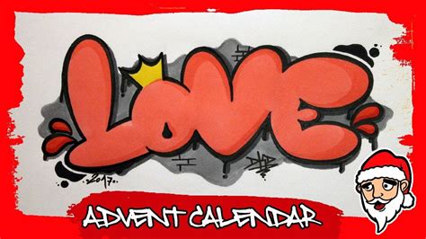 How To Draw Love In Graffiti Step By Step