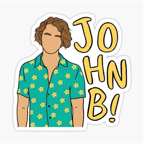 Outer Banks John B Sticker For Sale By Daiconhbse Redbubble