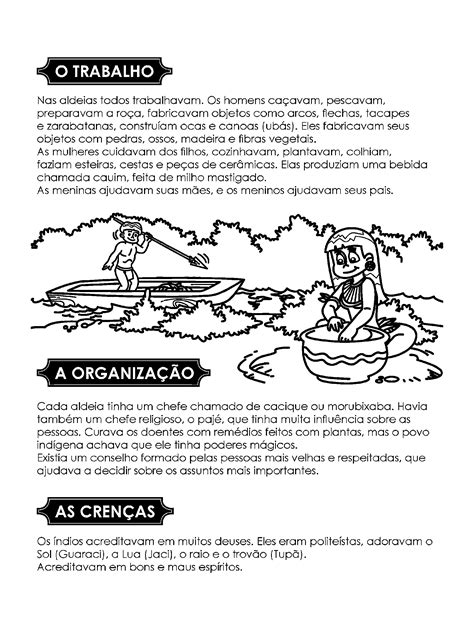 Atividades Sobre Os Povos Indigenas 4 Ano
