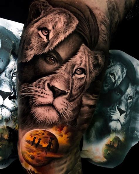 For example, they ask tattoo artists to add colored flowers to lion's mane. 75 Best Lion Tattoos For Men: Cool Design Ideas (2021 Guide)