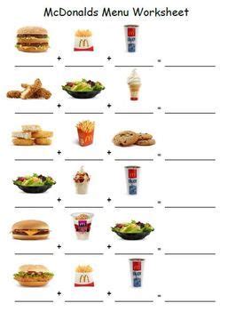 Get kids to work out the entire collection and learn to add money effortlessly. Goes with Mc D menu already posted | For the Classroom ...