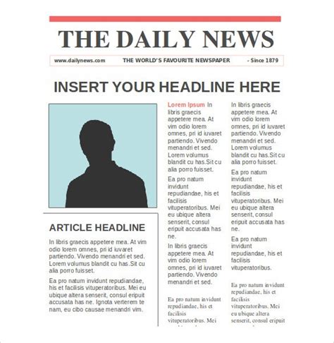 Personal prejudices should not find. 18+ News Paper Templates - Word, PDF, PSD, PPT | Free & Premium Templates