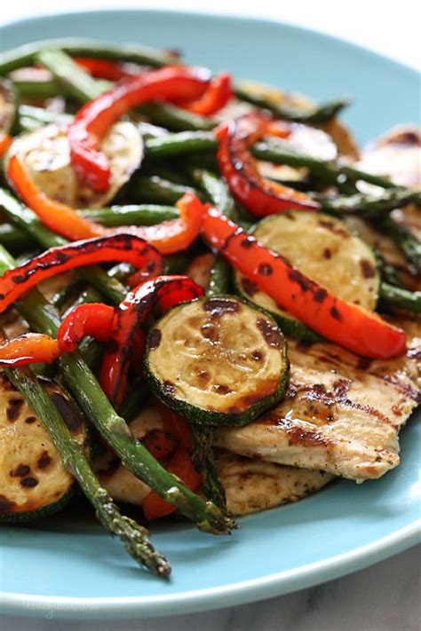Grilled Chicken And Vegetables Recipe 👨‍🍳 Quick And Easy