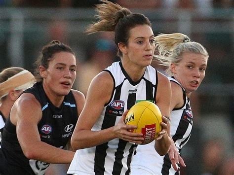 pies star banned for rest of aflw season sports news australia
