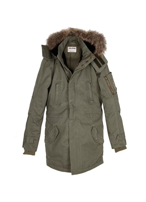 Ce vêtement de dessus imperméable vous protège du froid et des intempéries. Parka kaki homme, le vert me va si bien