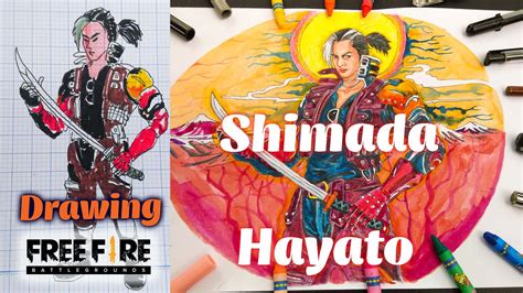 Draw hayato free fire from its name. Hayato Shimada Free Fire Game Drawing | Drawing Hayato And ...