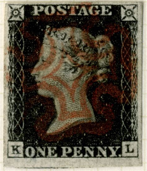 Gb 1840 Penny Black And Two Penny Blue Stamps Of The World