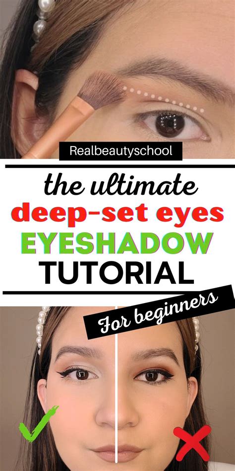 Full Deep Set Eyes Step By Step Tutorial And Best Eye Makeup Tips To Make Deep Set Ey Makeup