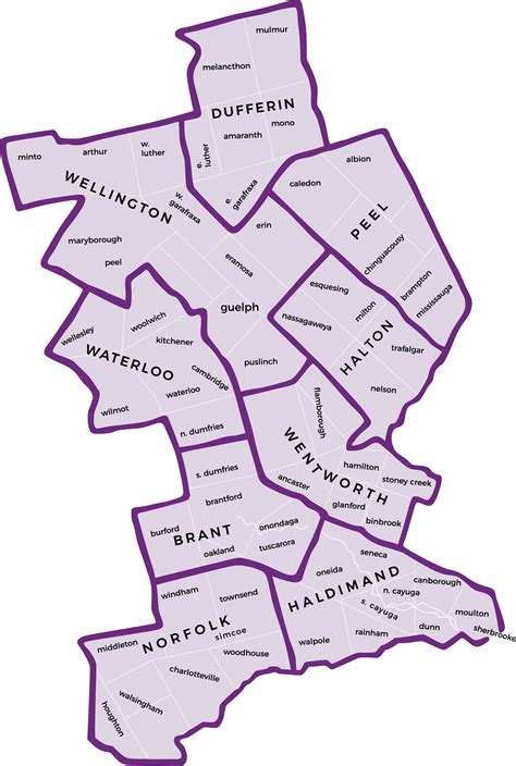 Areas Served - Epilepsy South Central Ontario