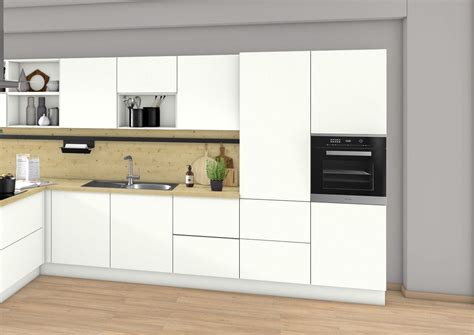 Whether partially or fully open, all requirements are fulfilled. EGGER VDS | White kitchen design, Kitchen design decor ...