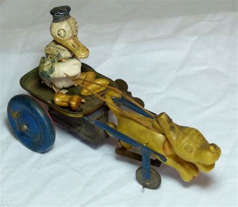 Donald Duck And Pluto Wind Up Toy From 30sebay Vintage Toys Antique
