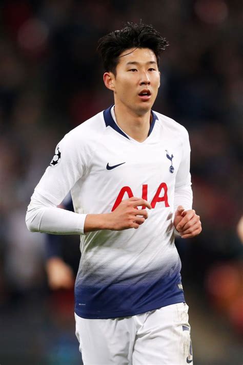 Heung Min Son Of Tottenham Hotspur During The Uefa Champions League