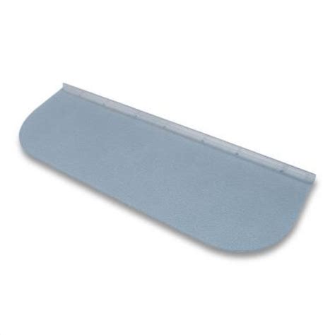 The cover is to be used with circular shaped wells. Ultra Protect 41 in. x 14 in. Elongated Clear ...