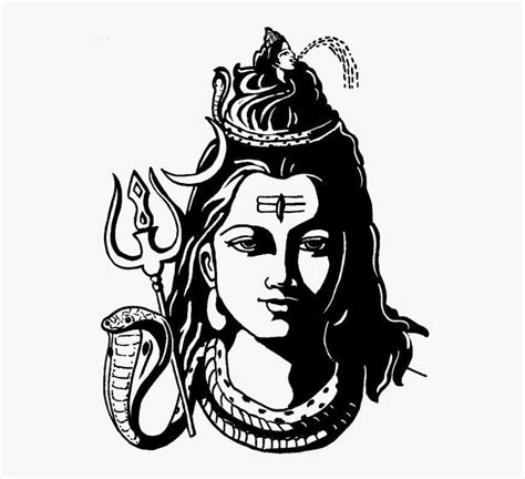 Shiva Png Images Lord Shiva Black And White Transparent Png