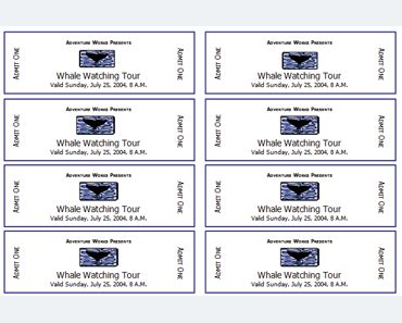 In the main window, click on 'tickets.' select the raffle ticket from the top row of templates that. Event Ticket Template - Templates for Microsoft® Word