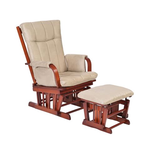 This naomi home odelia swivel gliding rocker recliner is classy and stylish. ARTIVA AF20203-BG Mocha Microfiber Cushion Glider Chair ...