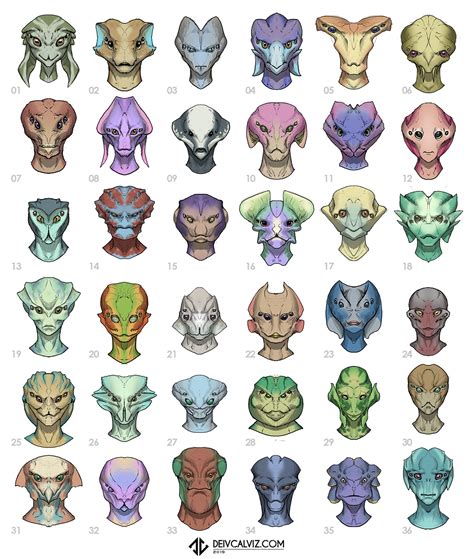 Alien Humanoid Concept Art