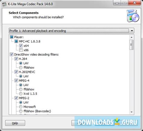 It includes a lot of codecs for playing and editing the most used video formats in the internet. Download K-Lite Mega Codec Pack for Windows 10/8/7 (Latest version 2020) - Downloads Guru