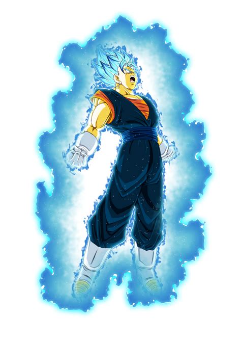 Universal Super Saiyan Blue Vegito W Aura By Blackflim On Deviantart