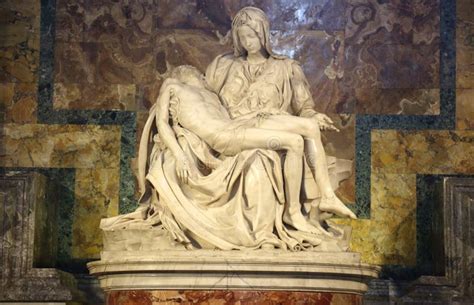 The Pieta By Michaelangelo Stock Image Image Of Inside 123571221