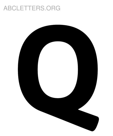 Big Letter Q In Cursive