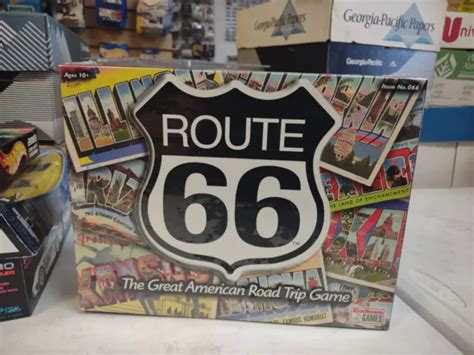 Route 66 The Great American Road Trip Board Game 2002 Contents Sealed