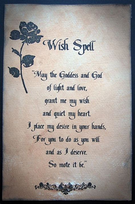 Daily Spell Post A Beautiful Wish Spell Blessed Be 💫 Witchcraft