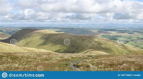 Panoramic Of Souther Fell Lake District Stock Photo Image Of Cloud