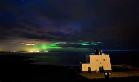 Spectacular Show Of Northern Lights Is Captured In Northumberland Skies
