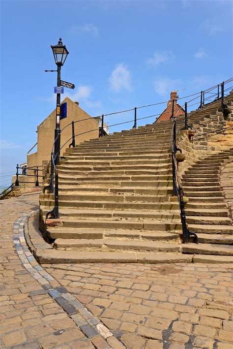 Whitby Steps The Start Of 199 Steps Leading Up To The Abb Phil