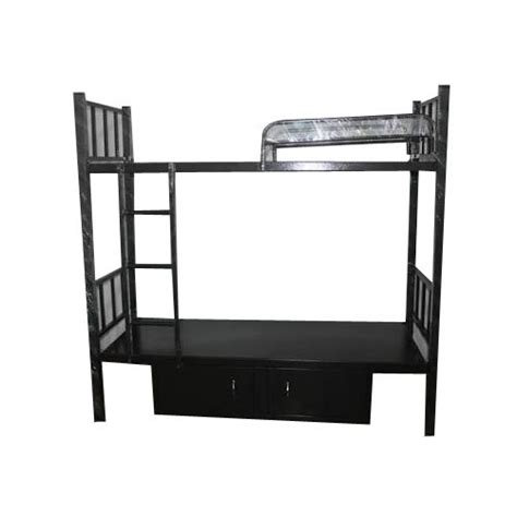 Stainless Steel Double Ss Hostel Bunk Bed With Storage Suitable For