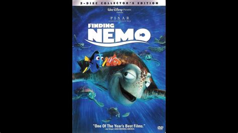 Opening To Finding Nemo Dvd Disc Youtube