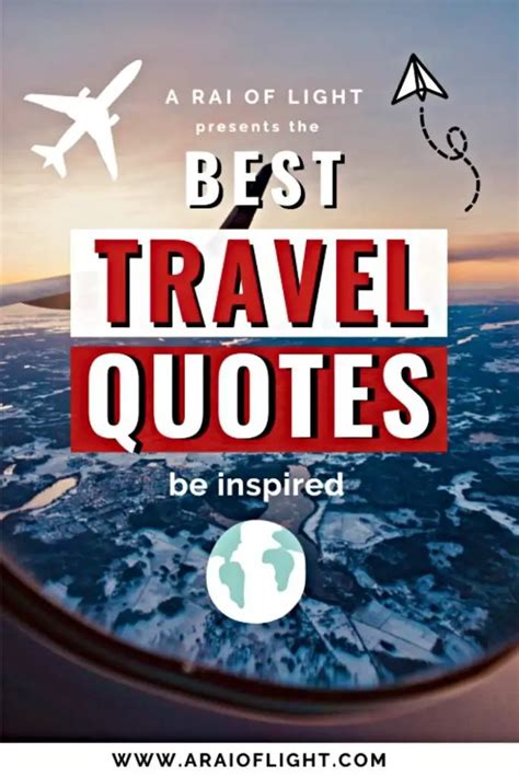 100 Short Travel Quotes That Are Big On Inspiration Araioflight