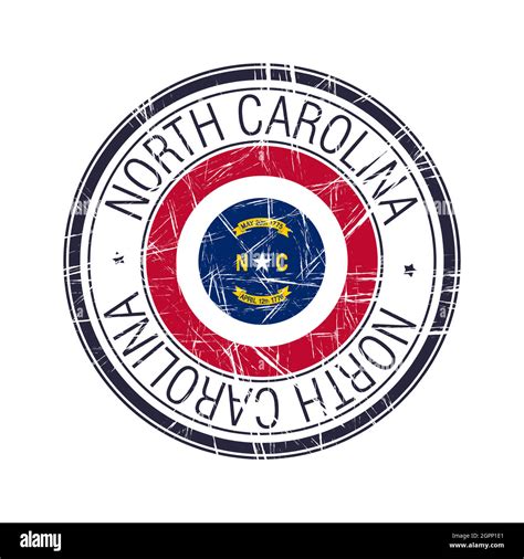 North Carolina Rubber Stamp Stock Vector Image And Art Alamy