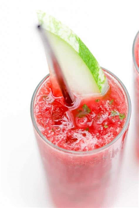 Blueberry Watermelon Lemonade Slush Summer Mocktail To Try