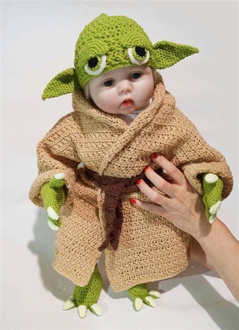 Crochet Baby Yoda Costume
