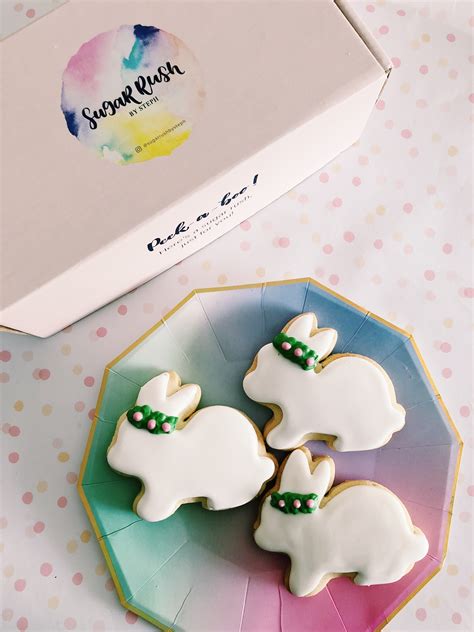 The Classic Bunny Buy Bespoke Royal Icing Easter Rabbit Biscuits