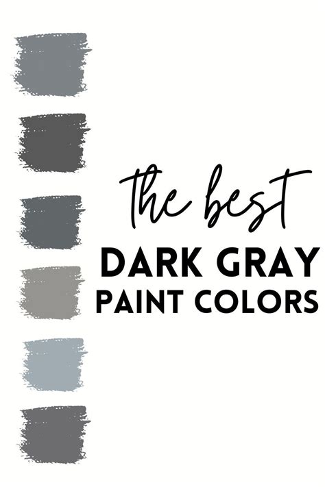 Dark Gray Paint Colors Charcoal Grey Paint Best Charcoal Paint