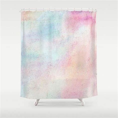 Pastel Shower Curtain Abstract Bath Curtain Pretty Bathroom Decor 2019 Shower Diy