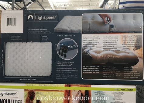 View our collection and order online. Lightspeed Outdoors Tranquilite 2-person Air Bed | Costco ...