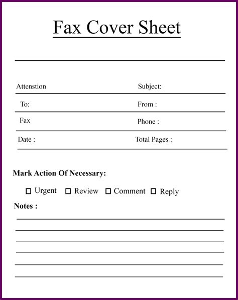 Free Fax Cover Sheet Template Customize Online Then Print Free Fax
