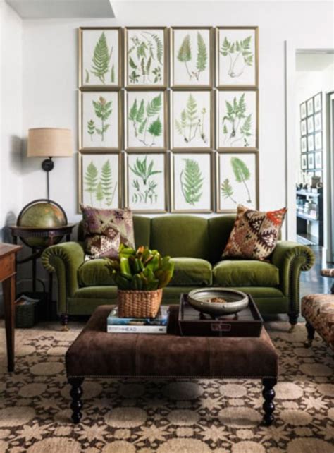 Botanic Living Decoration Ideas Green Home Decor Home Living Room