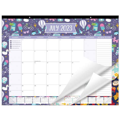 Buy Bloom Daily Planners 2023 2024 Academic Year Desk 21 X 16 Large