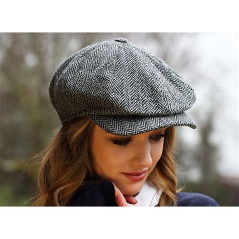 Irish Dundalk Grey Wool Cap Hanna Hats Reference 9976 Chapellerie Traclet