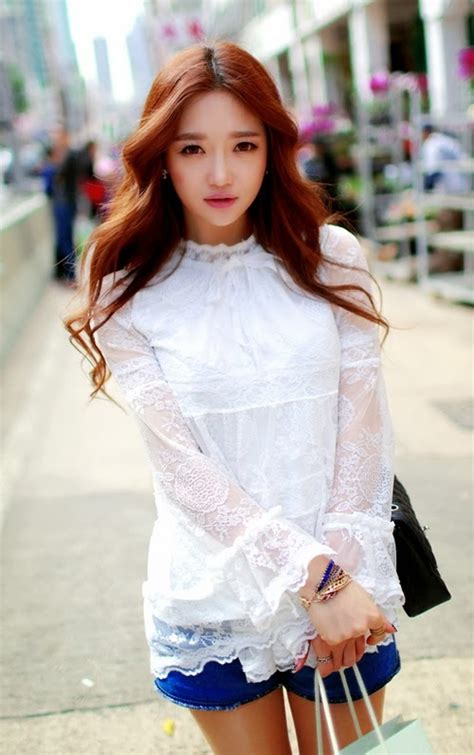 [chuu] Lace Drawstring Neck Blouse Kstylick Latest Korean Fashion K Pop Styles Fashion Blog