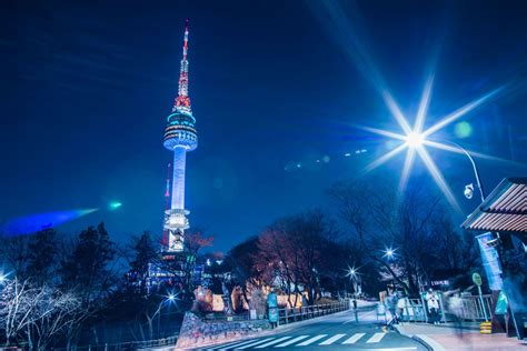 The Real Reason Why The N Seoul Tower Changes Color At Night Koreaboo