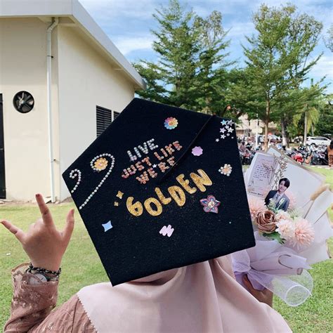 Bts Graduation Cap Live Just Like Were Golden By Ciciland In 2022
